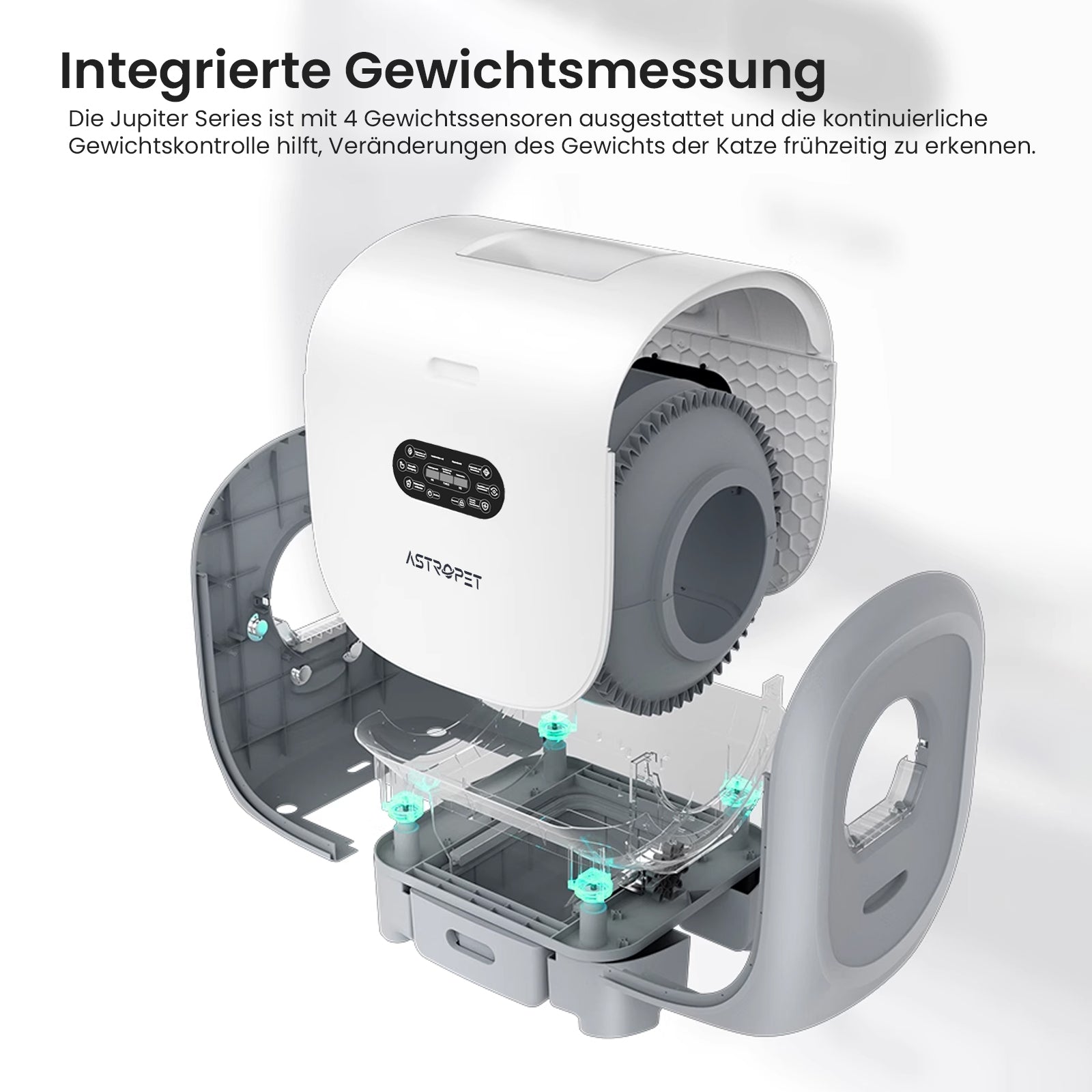 Jupiter Pro - Self-cleaning Cat toilet + smart app