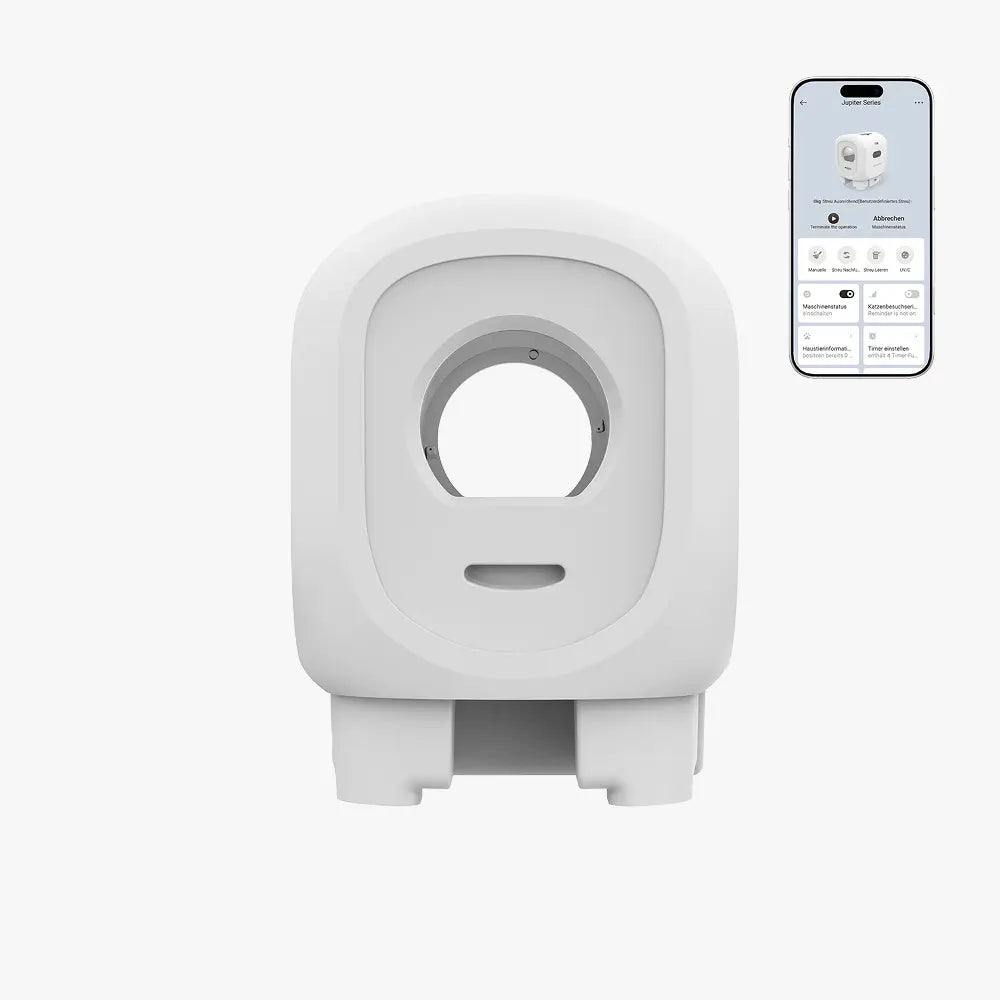 Jupiter Pro - Selbstreinigende Katzentoilette + Smart App