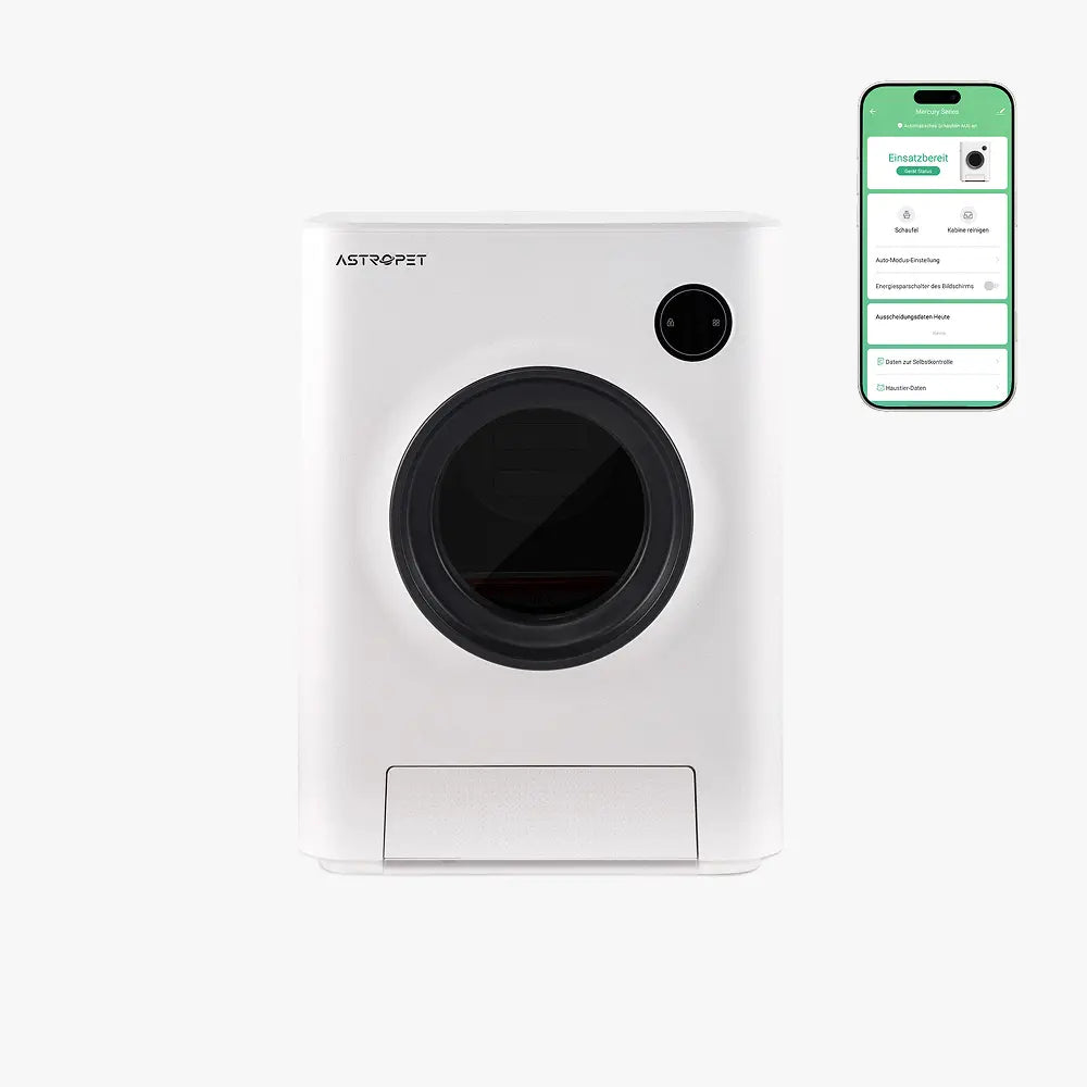 Mercury - Selbstreinigende Katzentoilette + Smart App
