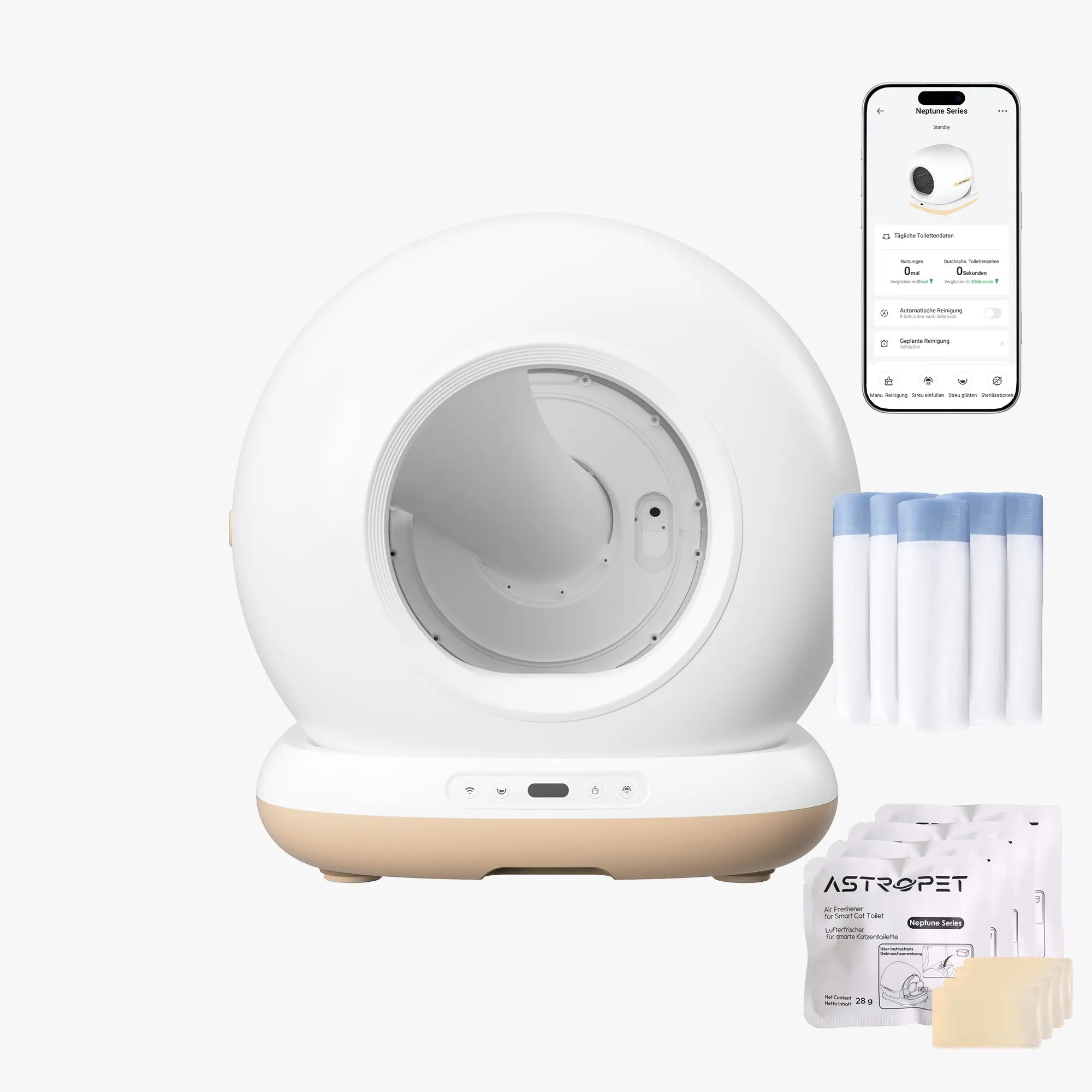 Neptune - Self-cleaning Cats toilet - Max package