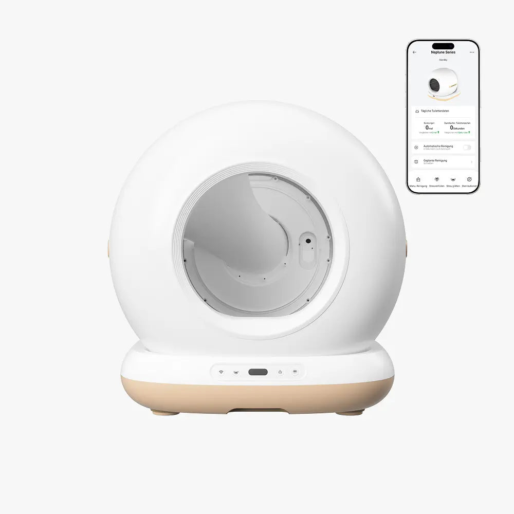 Neptune - Selbstreinigende Katzentoilette + Smart App