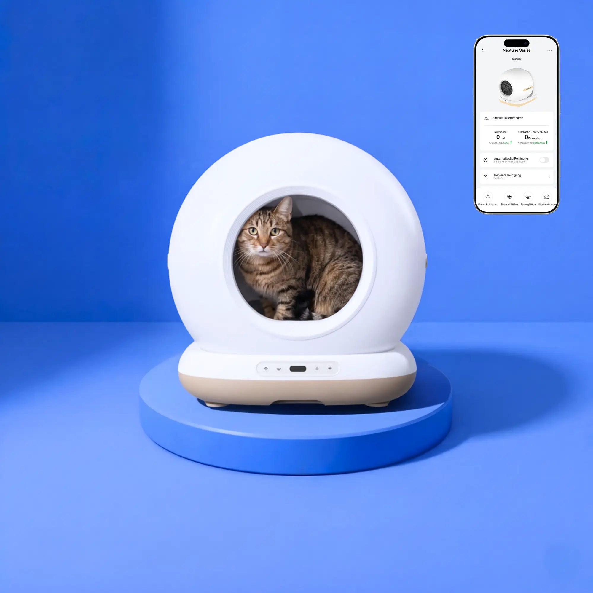 Neptune - Self-cleaning Cat toilet + smart app