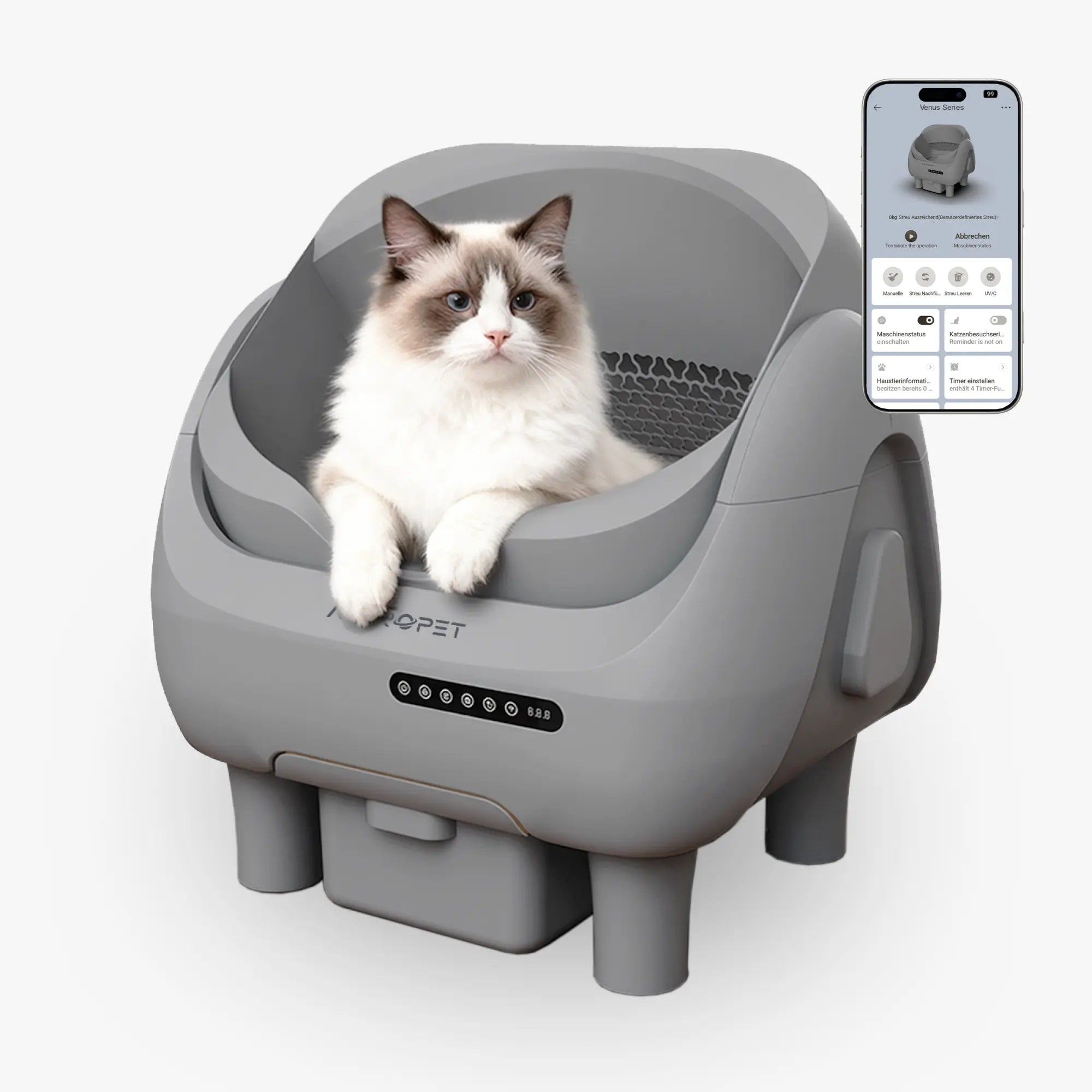 Venus - Self-cleaning cat toilet