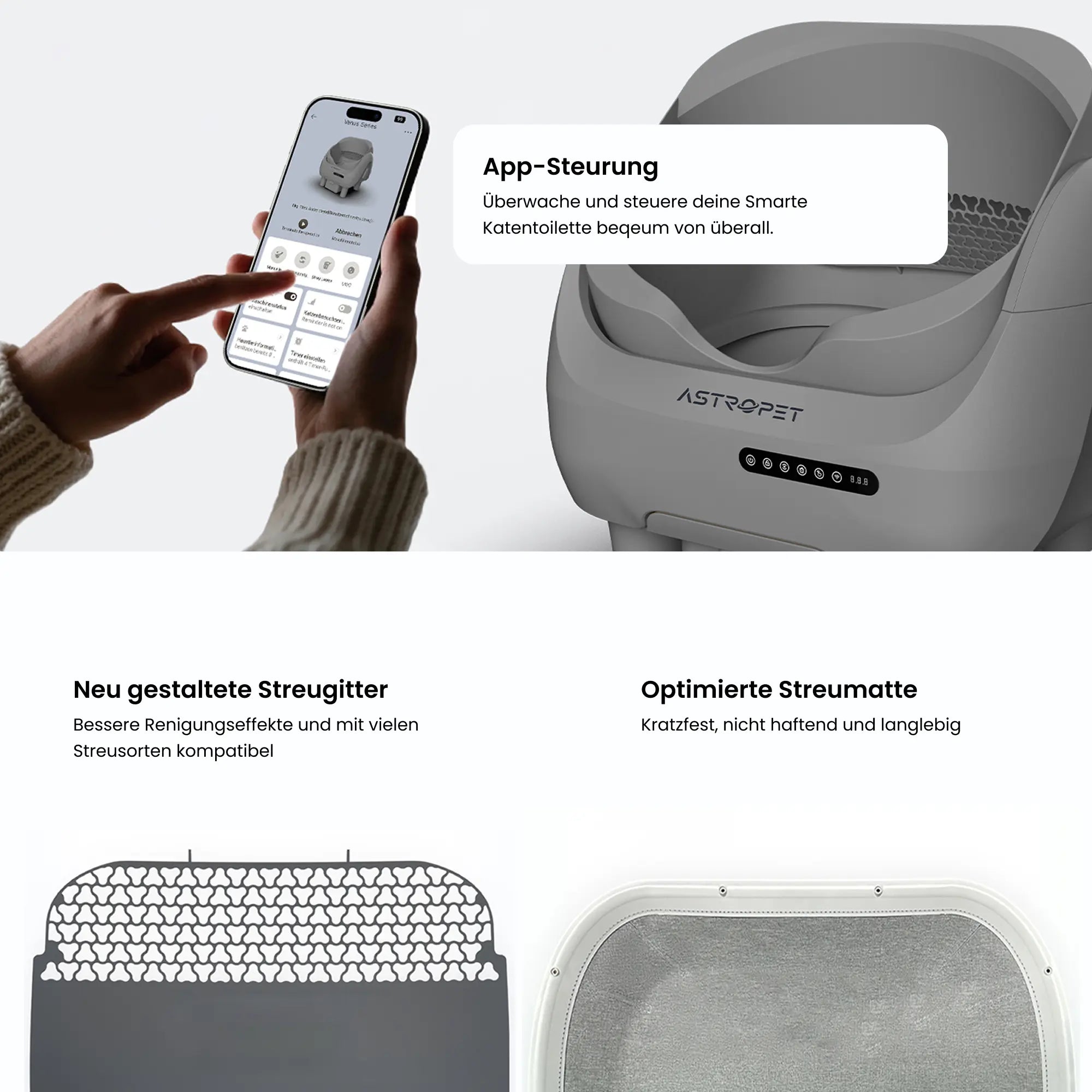 Venus - Self-cleaning cat toilet