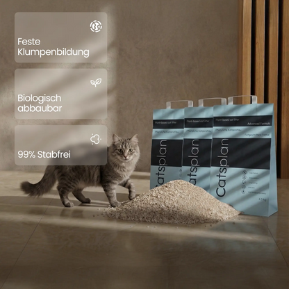 Catsplan Advanced - Naturalne żwirek dla kotów