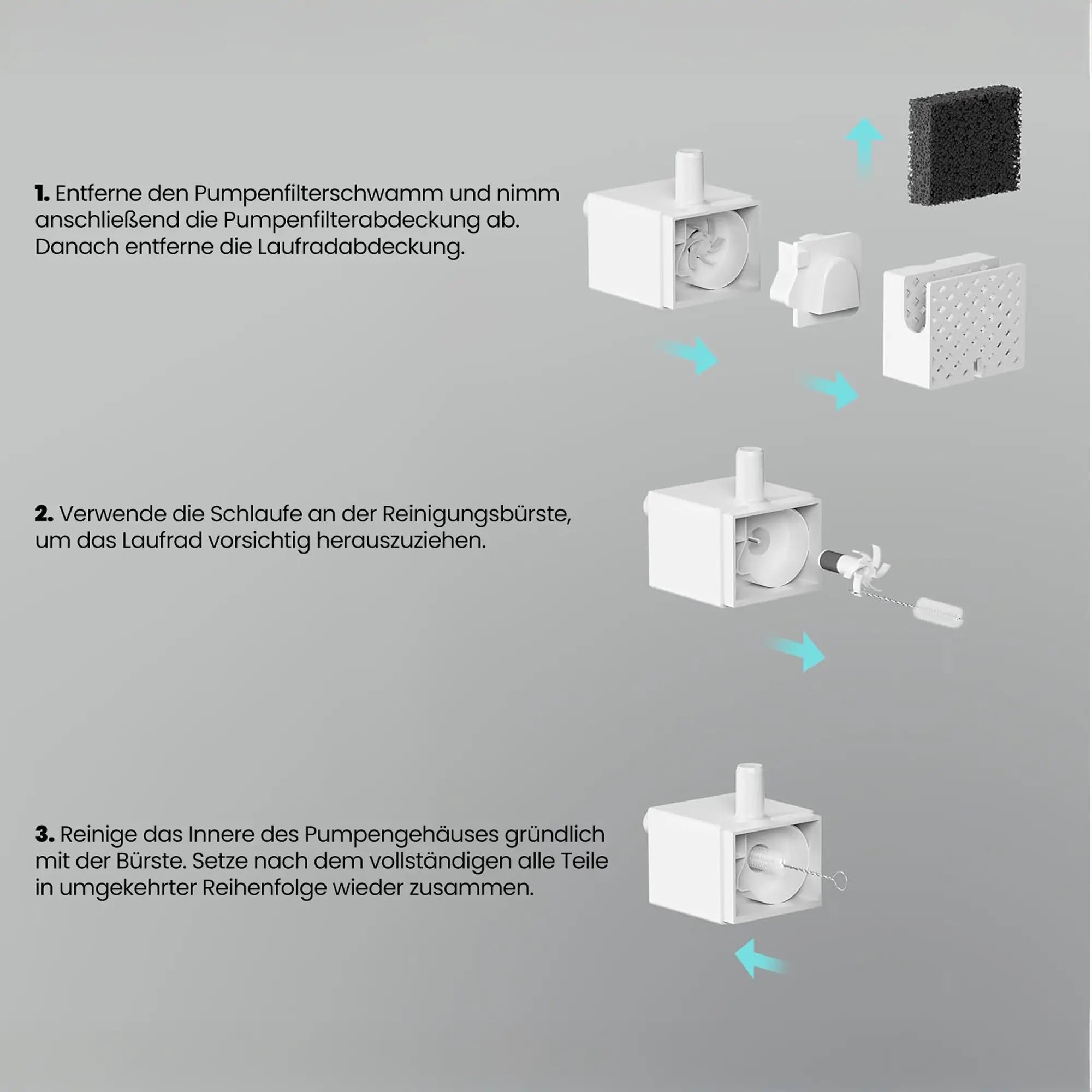 Poseidon Pro Trinkbrunnen Pumpe