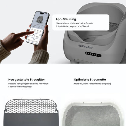 Venus - XXL Selbstreinigende Katzentoilette