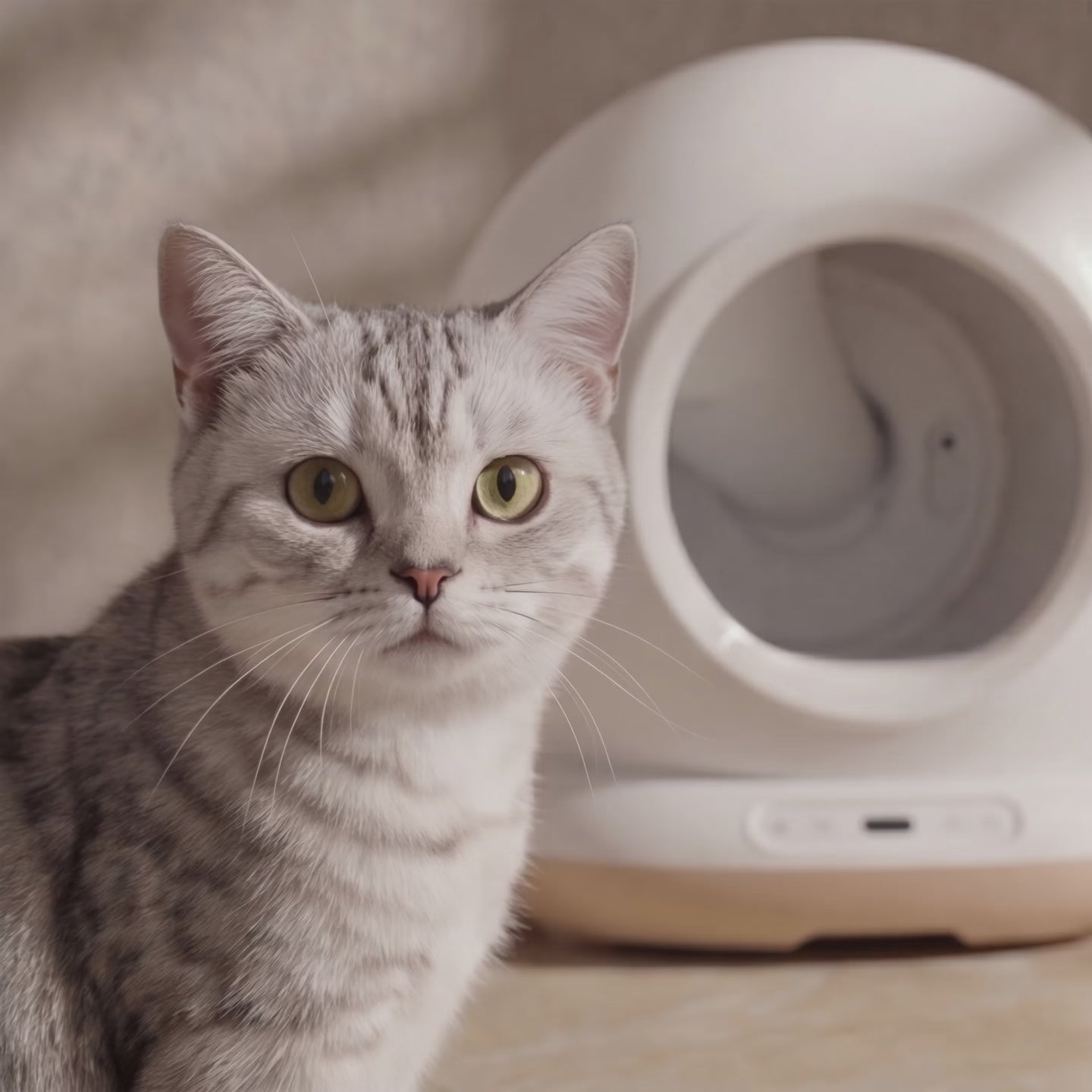Neptune - Toilette auto-nettoyante pour chat